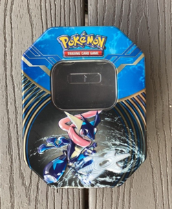 POKEMON 2014 EMPTY " GRENINJA " COLLECTOR TIN JUST THE TIN, NO CARDS ITEM 10933 - Image 1