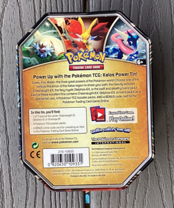 POKEMON 2014 EMPTY " GRENINJA " COLLECTOR TIN JUST THE TIN, NO CARDS ITEM 10933 - Image 2