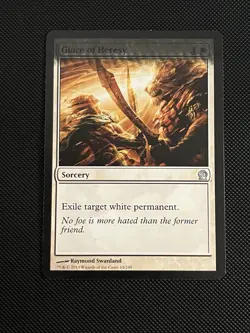 Glare Of Heresy Misprint Error Magic The Gathering MTG card Unique - Image 1