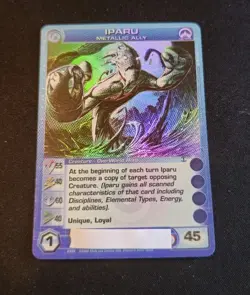 Chaotic Iparu Metallic Ally Ultra Rare Alliances Unraveled Set MP Moderate Play - Image 1