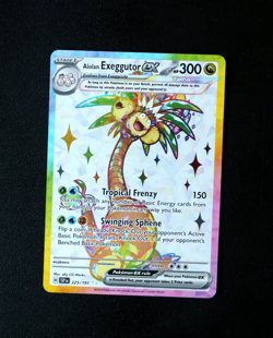 Pokemon Card - Alolan Exeggutor EX 225/191 - Surging Sparks - Ultra Rare - NM ⭐ - Image 1