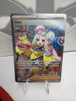 Pokemon Card Iono 269/193 Paldea Evolved Special Illustration Rare Near Mint - Image 1
