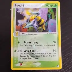 Pokemon Beedrill 1/112 FireRed & LeafGreen Holo Rare Card 90 HP English TCG 2004 - Image 1