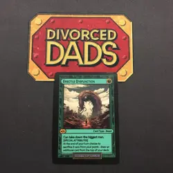 Divorced Dads Court of Chaos - Erectile Dysfunction - Discontinued card - Image 1