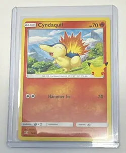 Pokemon Card Cyndaquil 10/25 McDonalds 25th Anniversary Holo NM - Image 1