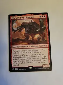 MTG Moraug, Fury of Akoum Zendikar Rising 150/280 Regular Mythic - Image 3