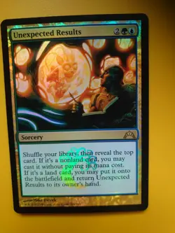 Magic the Gathering Card. FOIL Unexpected Results Gatecrash rare sorcery - Image 3