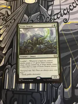 MTG x1 Scute Swarm Commander: Duskmourn: House of Horror Regular - Image 1
