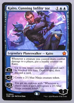 Kaito, Cunning Infiltrator - 44 - Foundations (FDN) MTG - Image 1
