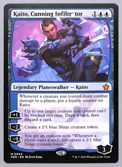 Kaito, Cunning Infiltrator - 44 - Foundations (FDN) MTG - Image 3