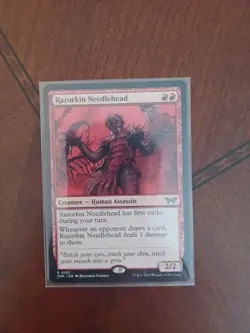MTG Razorkin Needlehead (153/469) Duskmourn House of Horror NM - Image 1