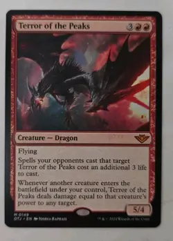 Terror of the Peaks Outlaws of Thunder Junction Magic The Gathering MTG M/NM - Image 1