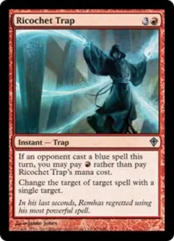 4 x Ricochet Trap - Worldwake - Light Play - MTG - Image 1