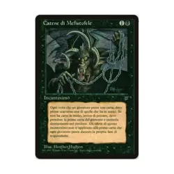 WOTC MtG Legends Italian Chains of Mephistopheles (Italian) (R) NM - Image 1