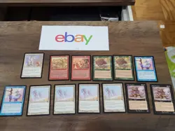 Lot of 16 Urza's Legacy 1999 Set MTG Blue 4x Snap 4x Miscalculation, 8x Frantic - Image 1