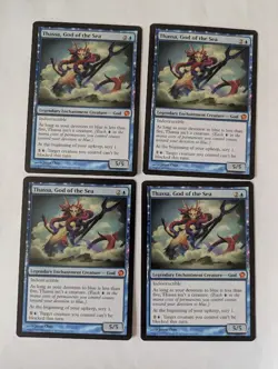 4 Thassa, God of the Sea Theros MTG NM Free shipping with tracking - Image 1