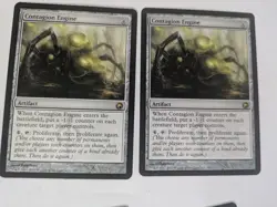 2 Contagion Engine Scars of Mirrodin MTG NM Free shipping with tracking - Image 1