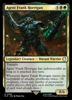 MTG - Agent Frank Horrigan - Universes Beyond: Fallout - Image 1