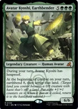 MTG Avatar Kyoshi, Earthbender Avatar: The Last Airbender: Eternal M#130 NM - Image 1