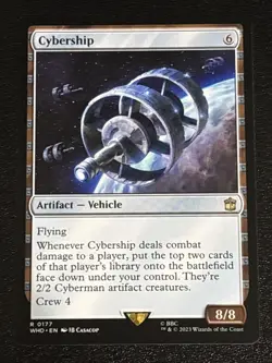 MTG Universes Beyond: Doctor Who Cybership 0177 NM Rare - Image 1
