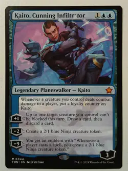Kaito, Cunning Infiltrator *Mythic Rare* Magic MtG x1 Foundations - Image 1