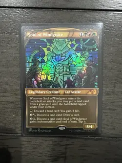 WOTC Dominaria United Soul of Windgrace (Textured Foil) (MR) (Foil) NM - Image 1