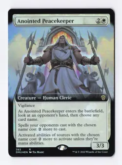 Anointed Peacekeeper (Extended Art) (Foil) 383 (R) MTG Dominaria United (DMU) - Image 1