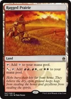 Rugged Prairie - Masters 25 #247/249 MTG Magic The Gathering - Image 1