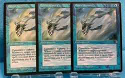 MtG: MYSTIC REMORA x3 Lot Magic the Gathering - Blue Ice Age NM/NP Playset - Image 1