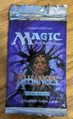 MTG - 3x Alliances Booster Pack - Magic the Gathering Factory Sealed 1996 - Image 2