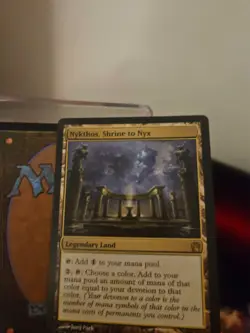 MTG Nykthos, Shrine to Nyx [Theros] (Regular) Land LP - Image 1