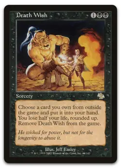 Death Wish #64 (NM) Judgment JUD Magic MTG - Image 1
