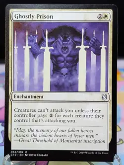 MTG Commander 2019- Ghostly Prison 64 Regular - Image 1