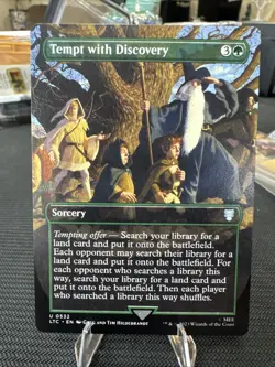 MTG Tempt with Discovery (Borderless) Commander: the Lord of the Rings: #532 - Image 1