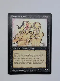 MTG - Nameless Race - The Dark (NEVER PLAYED) - Image 1