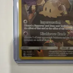 Pokemon TCG Mimikyu 245/236 Secret Rare Full Art Holo Sm-Cosmic Eclipse - Image 4