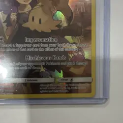 Pokemon TCG Mimikyu 245/236 Secret Rare Full Art Holo Sm-Cosmic Eclipse - Image 5