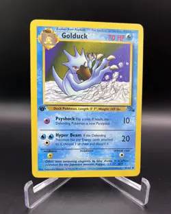 Pokemon TCG Golduck Fossil 35/62 Regular 1st Edition Uncommon - Image 1