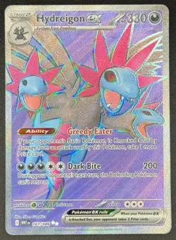 Hydreigon ex 161/086 Pokemon TCG Scarlet & Violet: White Flare Ultra Rare NM - Image 1