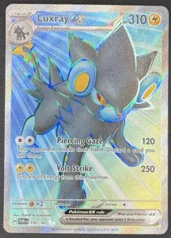 Luxray ex 195/167 Pokemon TCG SV06: Twilight Masquerade Ultra Rare Near Mint - Image 1