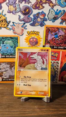 Pokemon Card - Onix Unseen Forces 65/115 Reverse Holo Stamped - LP/NM - Image 1