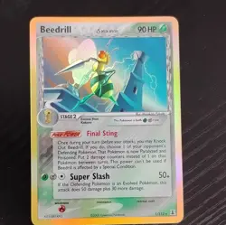 Pokemon Beedrill Delta Species Holo Rare Card 1/113 HP90 2005 TCG - Image 1
