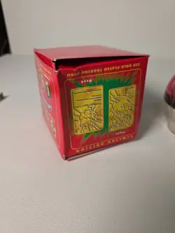 1999 Burger King Pokemon Togepi 23K Gold Plated Trading Card Sealed In Box - Image 5