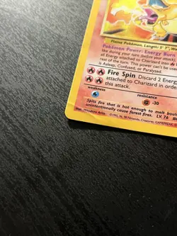Original 1999 Pokemon Base Set Charizard Holo (4/102) - Image 2