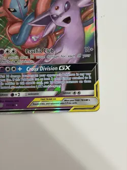 PACK FRESH Espeon & Deoxys GX 72/236 Unified Minds Holo Tag Team Pokemon TCG G - Image 5
