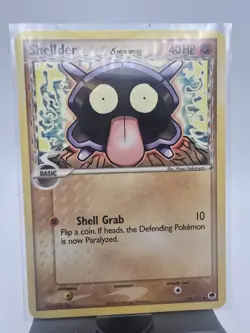2006 Pokemon EX Dragon Frontiers Shellder Delta Species Reverse Holo #63/101 - Image 1