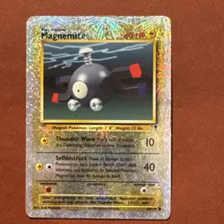 Magnemite Reverse HOLO Legendary Collection Pokemon TCG 80/110 HP Raw Ungraded - Image 1