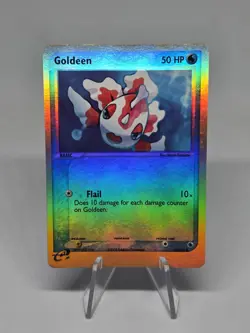Pokemon TCG Goldeen EX Ruby & Sapphire 55/109 Reverse Holo! WOTC Vintage 2003 - Image 1