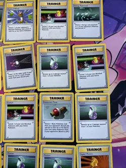Pokemon WOTC Shadowless Trainer Common/Uncommon Lot - MP/HP - Image 3