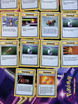 Pokemon WOTC Shadowless Trainer Common/Uncommon Lot - MP/HP - Image 4